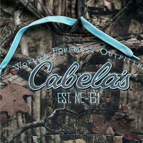 X-Large Cabelas Hunter Camo Hoodie - Picture 2 of 4